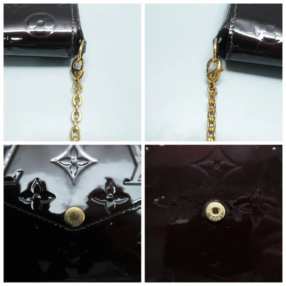 100% Auth Louis Vuitton Pochette Felicie W/P Shoulder Bag 963-112324 - Picture 8 of 12